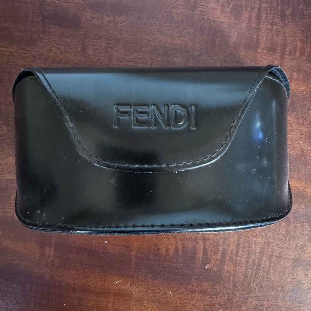 EUC Vintage Y2K Fendi sunglasses, black with case